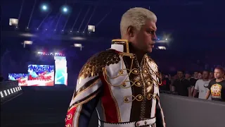 Aj Styles Vs Cody Rhodes (C) WWE Universal Title Match @Backlash #WWE2k24