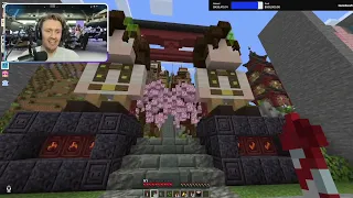 Jimmy, Martyn, Etho and Hermits Tour Joel's Base! (Check out the Hermitcraft Fundraiser!)