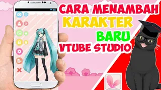 apps vtuber - how to add characters in the vtube studio application