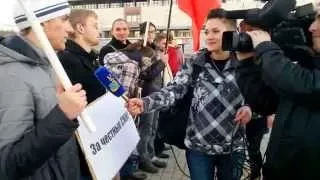 2014.11.14 - Иваново - Пикет Нового Рубежа о цензуре СМИ