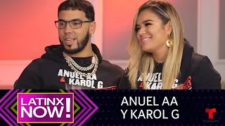 Anuel AA y Karol G: sus tatuajes de amor | Latinx Now | Entretenimiento