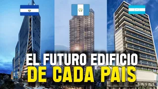 El edificio EN CONSTRUCCION más alto de CADA PAIS Centroamericano en LA ACTUALIDAD!