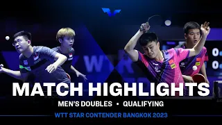 Poh Sh.F.E./Beh K.T. vs Zhou Qihao/Xiang Peng | MD Qual | WTT Star Contender Bangkok 2023