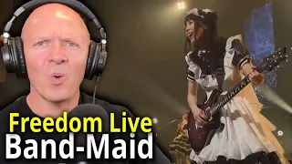 Is Band-Maid Better Live?  Band Teacher's Analysis of Freedom Live