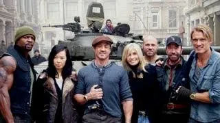 ON THE SET OF THE EXPENDABLES 2!