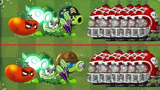 Every Plant Max Level Vs M200 Team Mecha Football Zombie (PvZ2 Chinese version)  - PvZ2