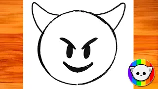 How to Draw Devil Emoji