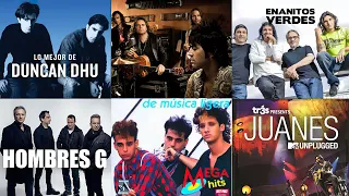 Lo Mejor Del Rock En Español De Los 80 y 90 Mana, Hombres G, Soda Estéreo, Enanitos Verdes, Elefante