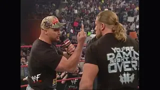 Stone Cold Steve Austin Is Going Sit Right There At Ring Side Entrance Pop WWE Raw 2-12-2001