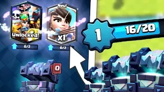 LEGENDÄRE KÖNIGSTRUHE AUF LEVEL 1 ACCOUNT ÖFFNEN! Clash Royale deutsch Lukey