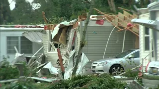 Powerful tornado rips through parts of Fort Myers, leaving homes destroyed