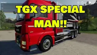 Farming Simulator 19 (NEWS) New Mod Showcase TGX Special Man Truck PS4.