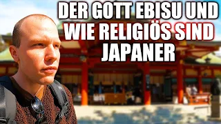 Der Glücksgott Ebisu und wie religiös sind Japaner wirklich? - Japan Vlog im Nishinomiya Schrein