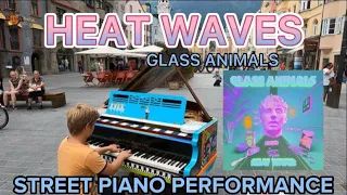 Glass Animals - Heat Waves | Street Piano I Piano Cover I Piano in Public