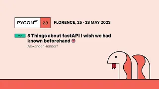 5 Things about fastAPI I wish we had known beforehand - Alexander Hendorf