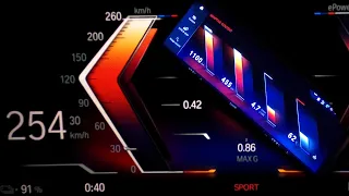 BMW iX M60 acceleration: 0-60 mph 0-100 km/h 0-100 100-200-250 kph top max speed GPS drag low SOC