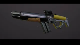 3D Stylized Gun