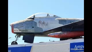 F-86 Sabre  at Gas Station in Thessaloniki