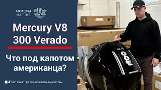 Mercury V8 Verado 300 сил - такой комплектации мотора можно только позавидовать #лодочныймотор