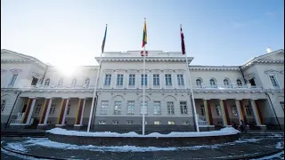 Trijų Baltijos valstybių vėliavų pakėlimo ceremonija