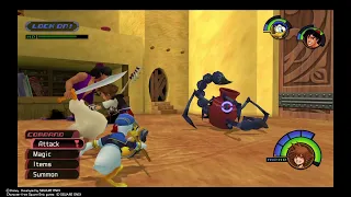 KH 1.5 Final Mix - Agrabah - Miniboss: 'Pot Scorpion'