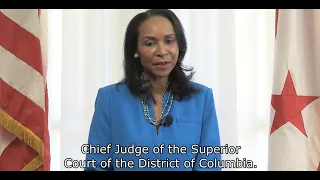 New Juror Orientation Video with Chief Judge Josey-Herring Introduction | DC Superior Court