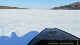 аэролодка  из пнд по снегу