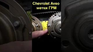 Chevrolet Aveo метки ГРМ