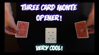 IMPROMPTU 3 Card Monte Opener! Fun Card Trick Performance And Tutorial