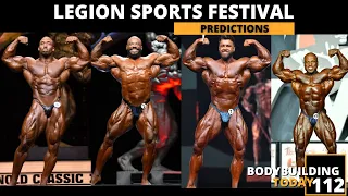 Legion Sports Fest PREDICTIONS - Bodybuilding TODAY Ep.112 #legionsportsfest