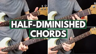 How To Use Half-Diminished Chords Musically On Guitar