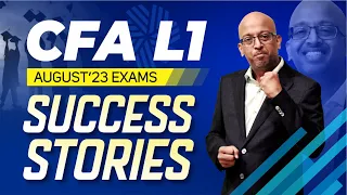 Success Stories - CFA L1 - August 2023 Exams  I Sanjay Saraf Sir  #cfa #cfalevel1 #ssei