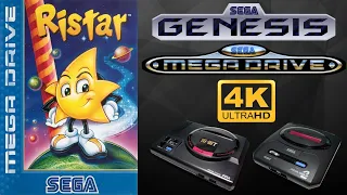 Ristar | GENESIS/MEGA DRIVE | 4K60ᶠᵖˢ UHD🔴| Longplay Walkthrough Full Movie Game