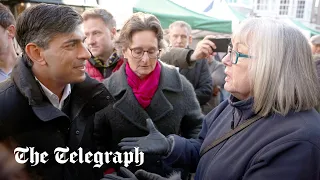 Rishi Sunak heckled by member of the public over state of NHS