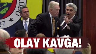 Salon karıştı! Ali Koç kürsüye geldi... "Ahlaksız! Burası kadabayıların yeri değil"