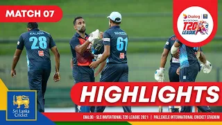 Match 7 Highlights | Reds vs Blues | Dialog-SLC Invitational T20 League