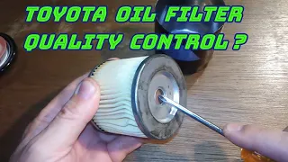 Toyota Oil Filter Cut Open 90915-YZZG2