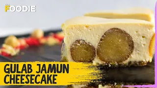 Gulab Jamun Cheesecake | How to Make Gulab Jamun Cheesecake | No-Bake recipe | The Foodie