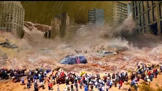 China river overflows: Within 12 Hours China city Disappears Instantly, Crazy floods hit Sichuan!