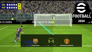 FC Barcelona vs Manchester United Penalty kicks