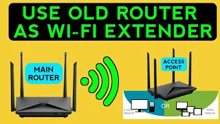 HOW TO USE UNUSED ROUTER AS WIFI EXTENDER | ETISALAT DLINK DIR-853 HINDI URDU