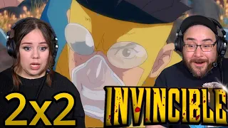 Invincible 2x2 REACTION | "In About Six Hours I Lose My Virginity to a Fish" | Episode 2