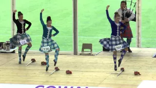 Cowal 2015 - Friday Juvenile Sword dance - Erin Blair (world champion)