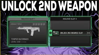 DMZ How To Unlock Second Insured Weapon Slot Season 4 | DMZ Guide