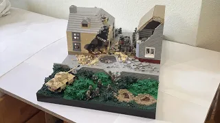 TIMELAPSE: LEGO WW2 Moc - Tankbattle of Villers-Bocage | German Offensive in Normandy 1944