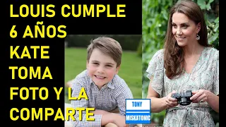 PRÍNCIPE LOUIS CUMPLE 6 AÑOS Y APARECE EN FOTO TOMADA POR KATE, LA PRINCESA DE GALES.