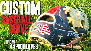Dad's 44 - Another Custom 44 Pro Gloves Baseball Glove