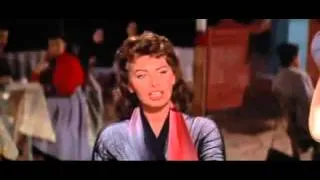 Sophia Loren Singing and Dancing Greek; Scene from "Boy on a Dolphin"