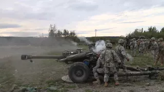 Uncut Direct Fire Drill M119 Howitzer