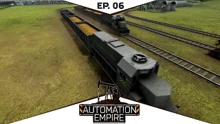 Automation Empire 🚂 СТАЛЬ + АВТО ПОГРУЗКА МАШИН EP. 06